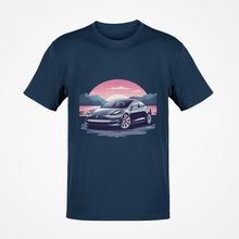 Laden Sie das Bild in den Galerie-Viewer, Tesla Model 3 T-Shirt in Premiumqualität. KOSTENLOSER Versand weltweit!!
