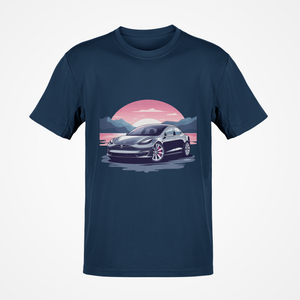 Tesla Model 3 T-Shirt in Premiumqualität. KOSTENLOSER Versand weltweit!!