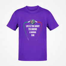 Load image into Gallery viewer, Alfa Romeo Premium Quality T-shirt FREE Shipping Worldwide!!