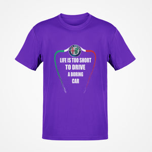 Alfa Romeo Premium Quality T-shirt FREE Shipping Worldwide!!