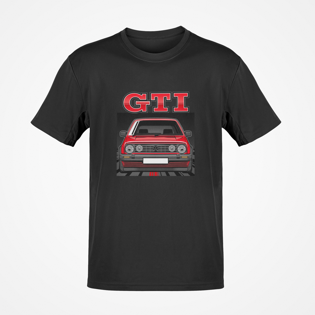 VW Golf MK2 GTI Premium Quality T-shirt FREE Shipping Worldwide!!