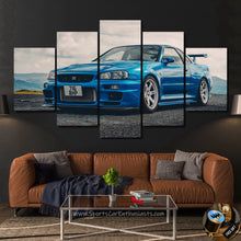 Load image into Gallery viewer, Nissan GT-R R34 Skyline Canvas FREE Shipping Worldwide!!