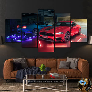 Ford Mustang Canvas FREE Shipping Worldwide!! - Sports Car Enthusiasts