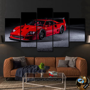 F40 Canvas FREE Shipping Worldwide!! - Sports Car Enthusiasts
