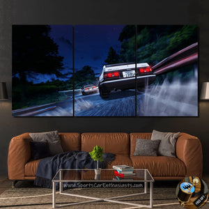 Initial D Canvas FREE Shipping Worldwide!! - Sports Car Enthusiasts