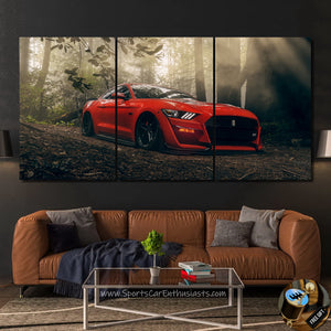 Ford Mustang GT500 Canvas FREE Shipping Worldwide!! - Sports Car Enthusiasts