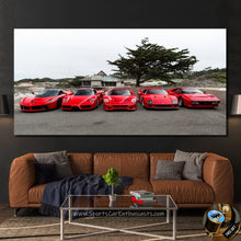 Laden Sie das Bild in den Galerie-Viewer, F40 F50 Enzo 288 GTO Canvas FREE Shipping Worldwide!! - Sports Car Enthusiasts