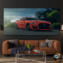 Laden Sie das Bild in den Galerie-Viewer, Ford Mustang Shelby GT500 Canvas FREE Shipping Worldwide!!