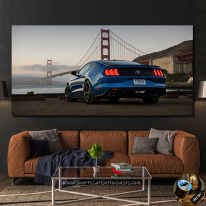 Ford Mustang Canvas FREE Shipping Worldwide!! - Sports Car Enthusiasts