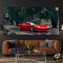 Laden Sie das Bild in den Galerie-Viewer, 458 Italia Canvas FREE Shipping Worldwide!! - Sports Car Enthusiasts