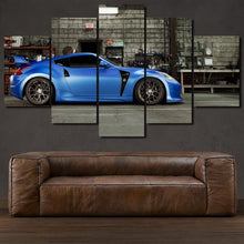 Laden Sie das Bild in den Galerie-Viewer, Nissan 370Z 5-piece framed canvas print – wall art gift for sports car enthusiasts