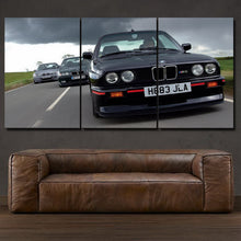Load image into Gallery viewer, BMW M3 E30 E36 E46 3-piece framed canvas print – premium motorsport wall art