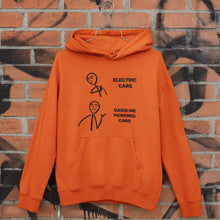 Load image into Gallery viewer, Electric vs Petrol Cars Hoodie FREE Shipping Worldwide!!