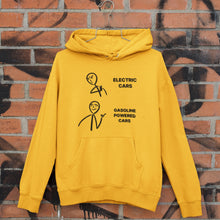 Load image into Gallery viewer, Electric vs Petrol Cars Hoodie FREE Shipping Worldwide!!