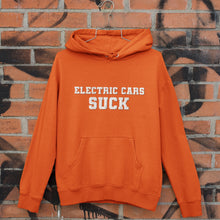 Load image into Gallery viewer, Electric Cars Suck Hoodie FREE Shipping Worldwide!!