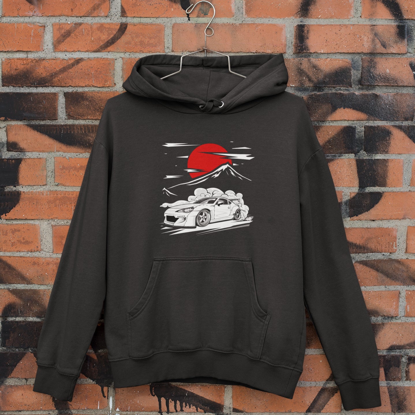 トップス INITIAL D HOODIE BLACK INITIAL D HOODIE BLACK – BlackEyePatch