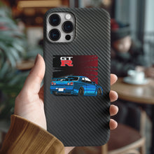 Charger l&#39;image dans la galerie, Coque iPhone en fibre de carbone Nissan GTR R34 Skyline JDM Livraison GRATUITE dans le monde entier !!