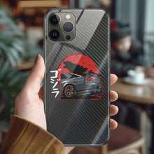 Load image into Gallery viewer, Nissan GT-R Skyline R34 Tempered Glass iPhone Case FREE Shipping Worldwide!