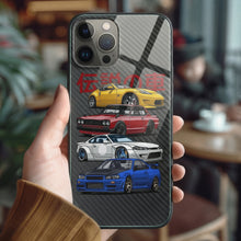 Load image into Gallery viewer, JDM Cars Tempered Glass iPhone Case FREE Shipping Worldwide!