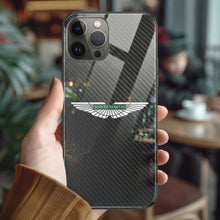 Charger l'image dans la galerie, Coque iPhone en fibre de carbone et verre trempé Audi, livraison gratuite dans le monde entier