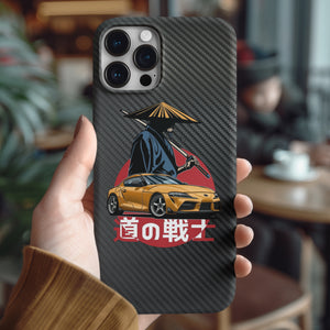 Coque iPhone en fibre de carbone pour Toyota Supra MK4 MK5, livraison gratuite dans le monde entier