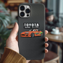 Charger l&#39;image dans la galerie, Coque iPhone en fibre de carbone pour Toyota Supra MK4 MK5, livraison gratuite dans le monde entier