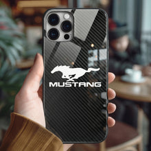 Load image into Gallery viewer, Ford Mustang Tempered Glass iPhone Case FREE Shipping Worldwide!