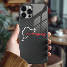 Load image into Gallery viewer, Nurburgring Tempered Glass iPhone Case FREE Shipping Worldwide!