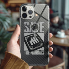 Load image into Gallery viewer, Save the manuals Tempered Glass iPhone Case FREE Shipping Worldwide!