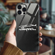 Load image into Gallery viewer, Toyota Supra Tempered Glass iPhone Case FREE Shipping Worldwide!
