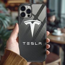 Load image into Gallery viewer, Tesla Tempered Glass iPhone Case FREE Shipping Worldwide!