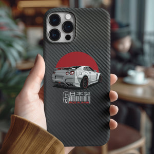 Coque iPhone en fibre de carbone Nissan GTR R34 R35 Skyline Livraison GRATUITE dans le monde entier !!