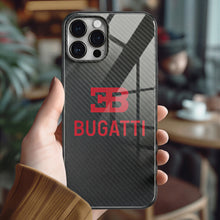 Load image into Gallery viewer, Bugatti Tempered Glass iPhone Case FREE Shipping Worldwide!