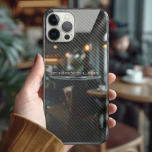 Laden Sie das Bild in den Galerie-Viewer, Audi Carbon Fiber Tempered Glass iPhone Hülle KOSTENLOSER Versand weltweit
