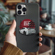 Load image into Gallery viewer, Nissan GTR R35 Tempered Glass iPhone Case FREE Shipping Worldwide!