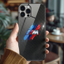 Load image into Gallery viewer, BMW M Tempered Glass iPhone Case FREE Shipping Worldwide!