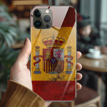 Laden Sie das Bild in den Galerie-Viewer, Audi Carbon Fiber Tempered Glass iPhone Hülle KOSTENLOSER Versand weltweit