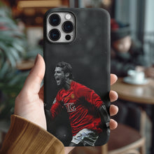 Load image into Gallery viewer, Cristiano Ronaldo Tempered Glass iPhone Case FREE Shipping Worldwide!