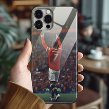 Load image into Gallery viewer, Cristiano Ronaldo Tempered Glass iPhone Case FREE Shipping Worldwide!