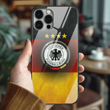 Laden Sie das Bild in den Galerie-Viewer, Audi Carbon Fiber Tempered Glass iPhone Hülle KOSTENLOSER Versand weltweit