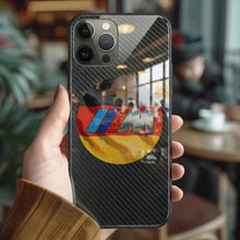 Load image into Gallery viewer, BMW M Tempered Glass iPhone Case FREE Shipping Worldwide!