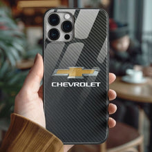 Load image into Gallery viewer, Chevrolet Tempered Glass iPhone Case FREE Shipping Worldwide!