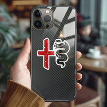 Load image into Gallery viewer, Alfa Romeo Tempered Glass iPhone Case FREE Shipping Worldwide!