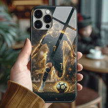 Laden Sie das Bild in den Galerie-Viewer, Audi Carbon Fiber Tempered Glass iPhone Hülle KOSTENLOSER Versand weltweit