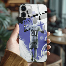Laden Sie das Bild in den Galerie-Viewer, Audi Carbon Fiber Tempered Glass iPhone Hülle KOSTENLOSER Versand weltweit