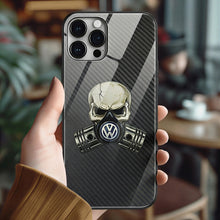 Charger l'image dans la galerie, Coque iPhone en fibre de carbone et verre trempé Audi, livraison gratuite dans le monde entier