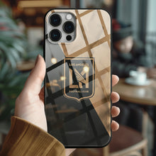 Laden Sie das Bild in den Galerie-Viewer, Audi Carbon Fiber Tempered Glass iPhone Hülle KOSTENLOSER Versand weltweit