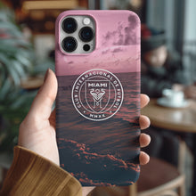 Load image into Gallery viewer, Inter Miami CF MLS Tempered Glass iPhone Case FREE Shipping Worldwide!