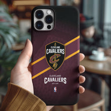 Load image into Gallery viewer, Cleveland Cavaliers NBA Tempered Glass iPhone Case FREE Shipping Worldwide!