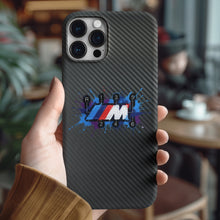 Charger l'image dans la galerie, Coque iPhone en fibre de carbone et verre trempé Audi, livraison gratuite dans le monde entier